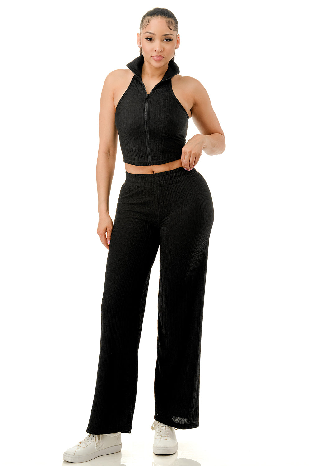 It's a Breeze Crinkle Pants Set