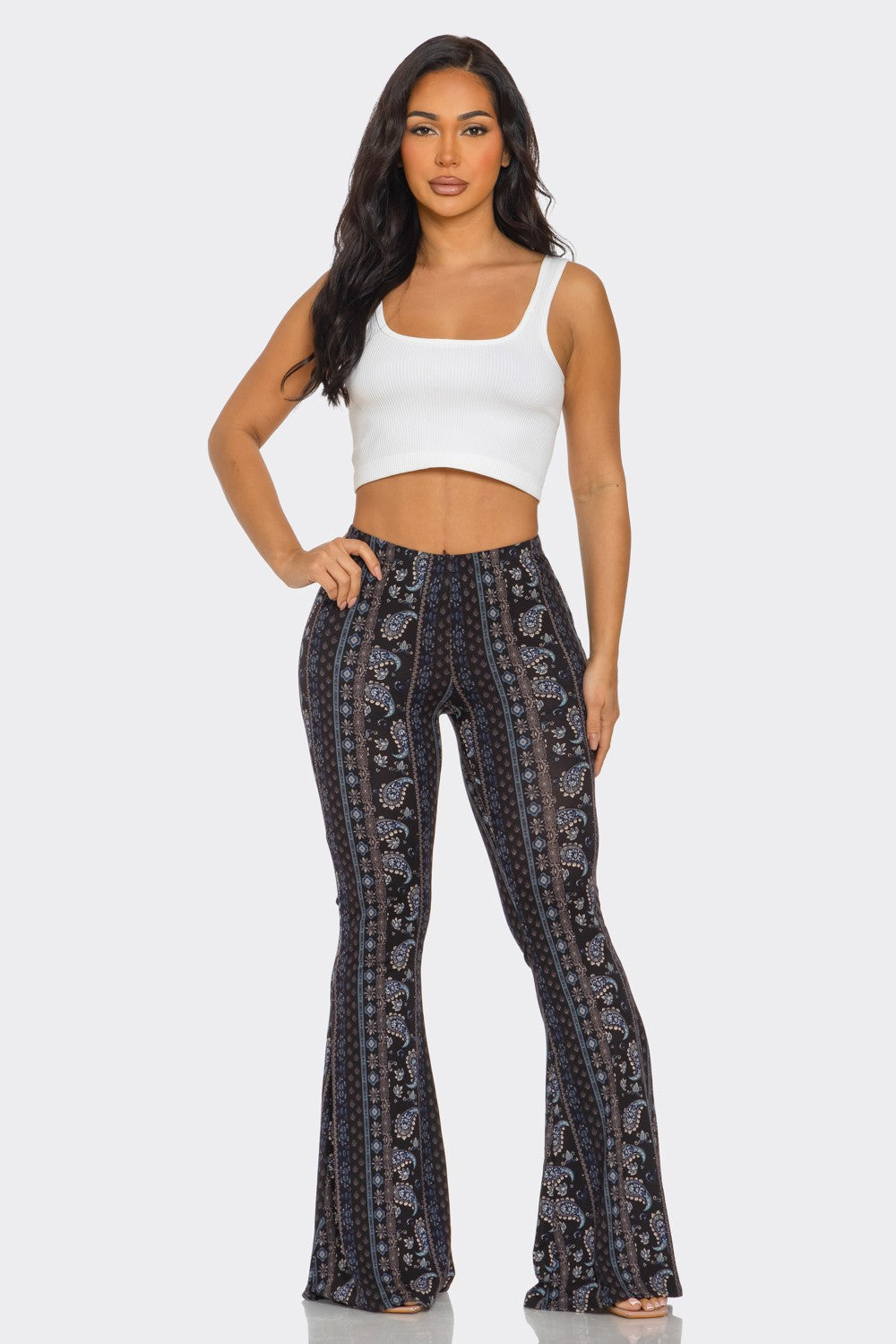 Aisha Boho Flare Pants