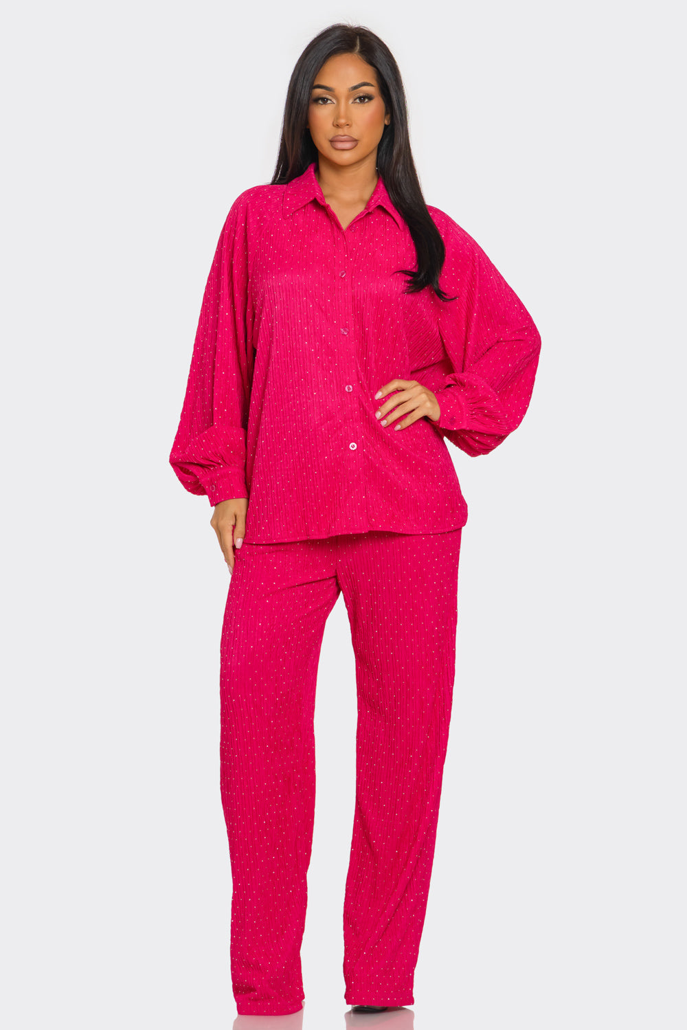 Pamela Long Sleeve Pants Set