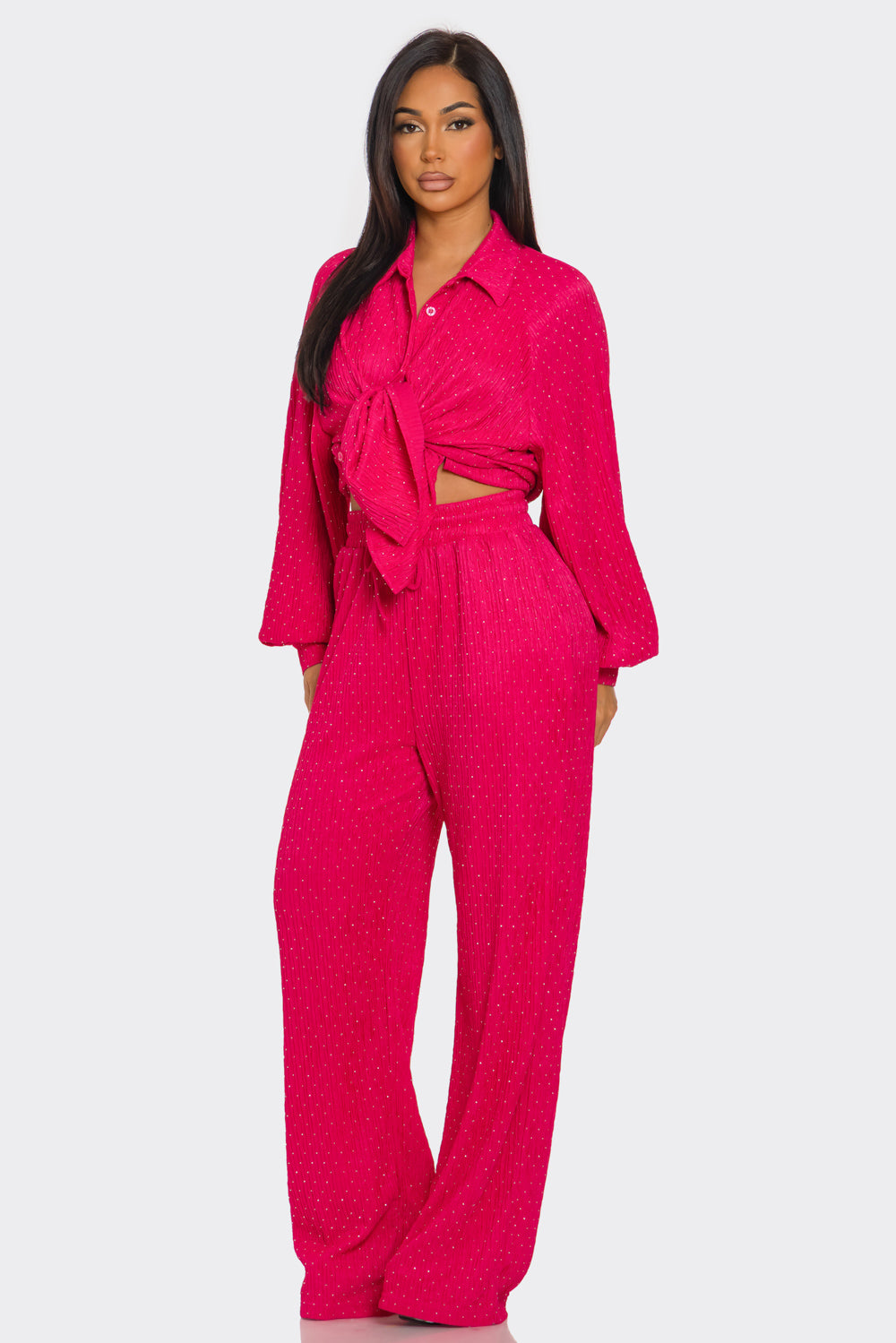 Pamela Long Sleeve Pants Set