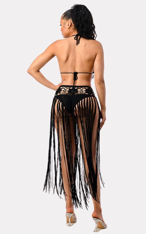 Hot Summer Crochet Skirt Set