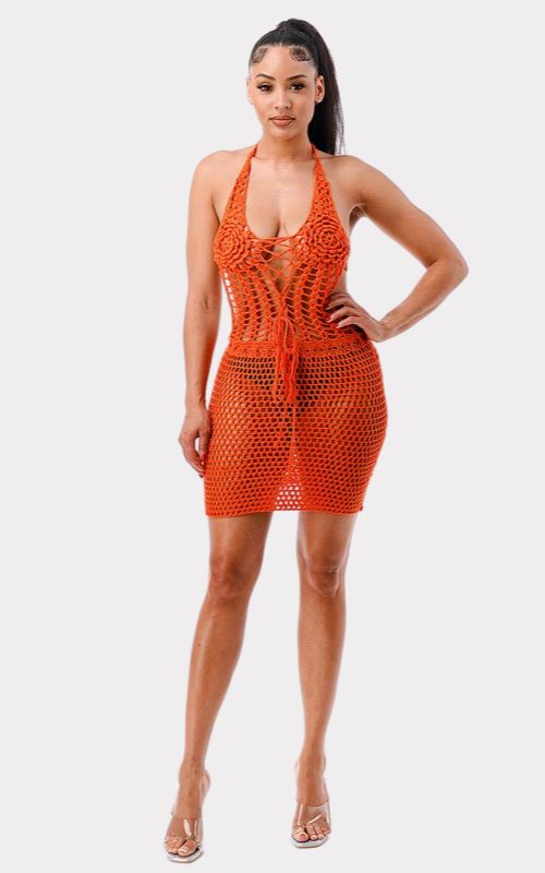 Tropics Crochet Dress