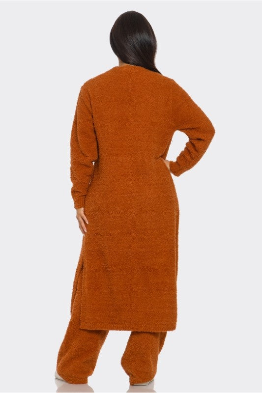 Amber 3 Piece Plush Lounge Set